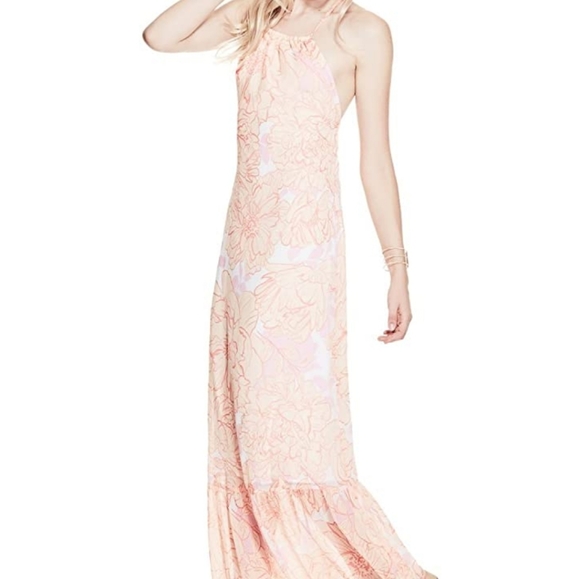 💥HOST PICK💥 Guess Floral Halter Maxi Dress NWT - Picture 2 of 4